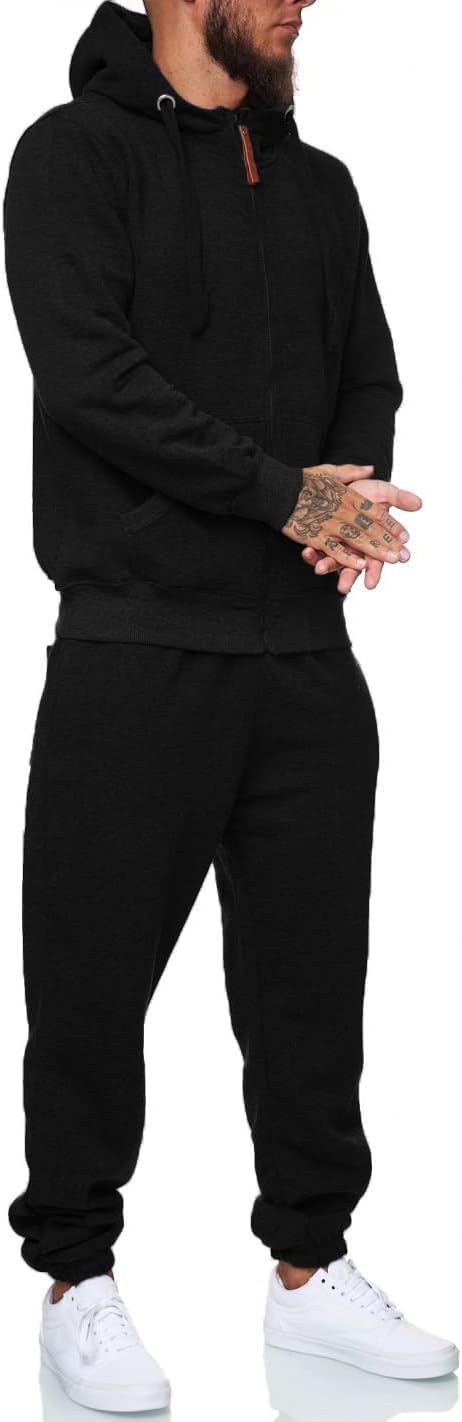 Stylish Men's Tracksuit - Taylor-Black-S-State of Style