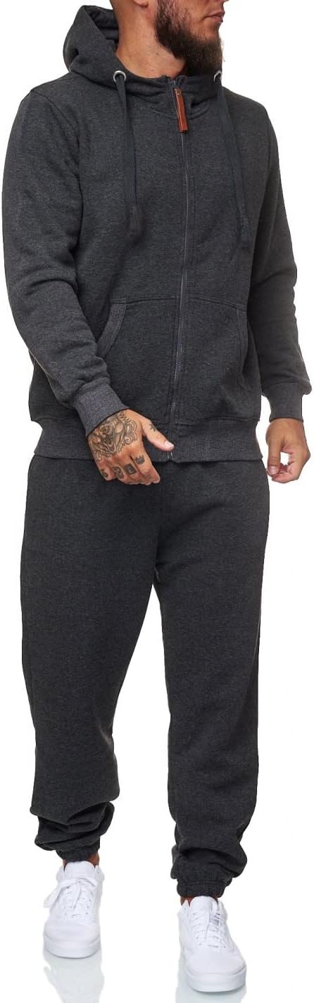 Stylish Men's Tracksuit - Taylor-Dark Grey-S-State of Style