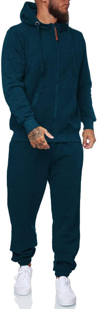 Stylish Men's Tracksuit - Taylor-Navy Blue-S-State of Style