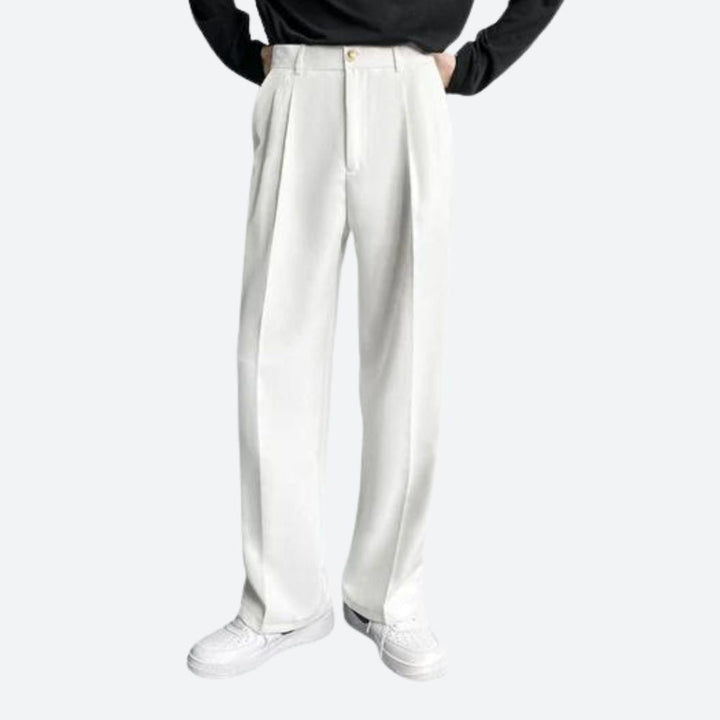 Stylish Men's Trousers - Darion-White-28-State of Style