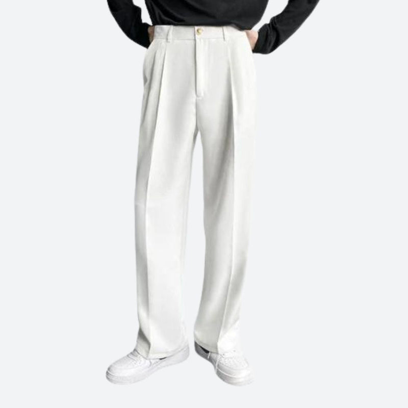 Stylish Men's Trousers - Darion-White-28-State of Style