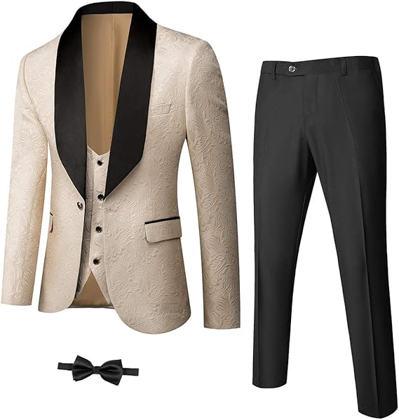 Stylish Men's Tuxedo - Jameson-Beige-XS-State of Style