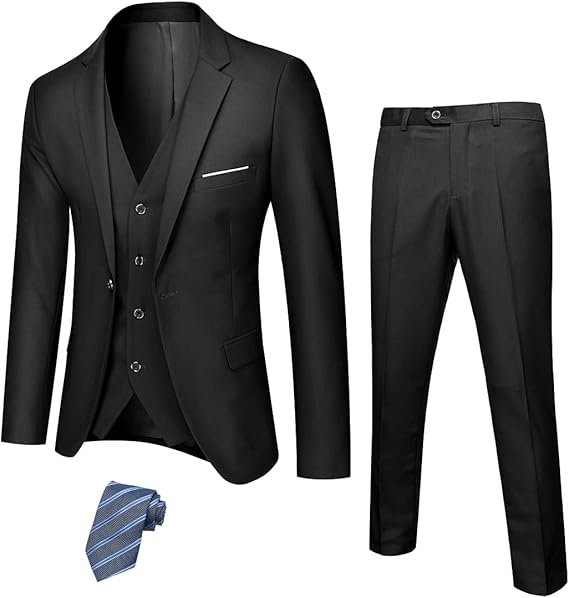 Stylish Men's Tuxedo - Jameson-Black (Stretch)-XS-State of Style