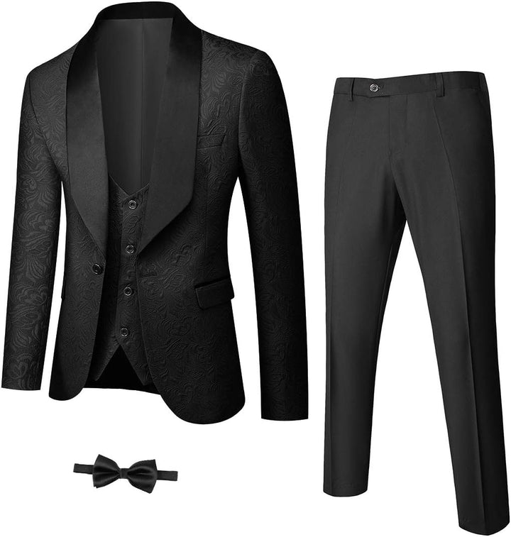Stylish Men's Tuxedo - Jameson-Black-XS-State of Style