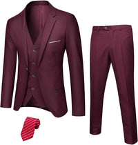 Stylish Men's Tuxedo - Jameson-Bordeaux (Stretch)-XS-State of Style