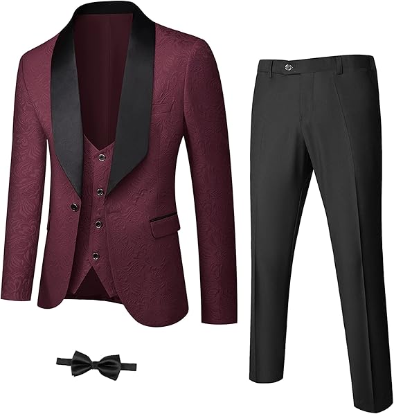 Stylish Men's Tuxedo - Jameson-Bordeaux-XS-State of Style