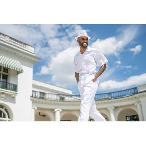 Stylish men's two-piece set for warm days - summer classic-Set A-S-State of Style