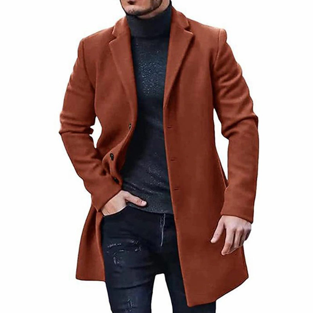 Stylish Men's Winter Coat - Atticus-Brown-M-State of Style