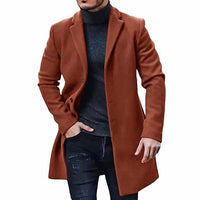 Stylish Men's Winter Coat - Atticus-Brown-M-State of Style