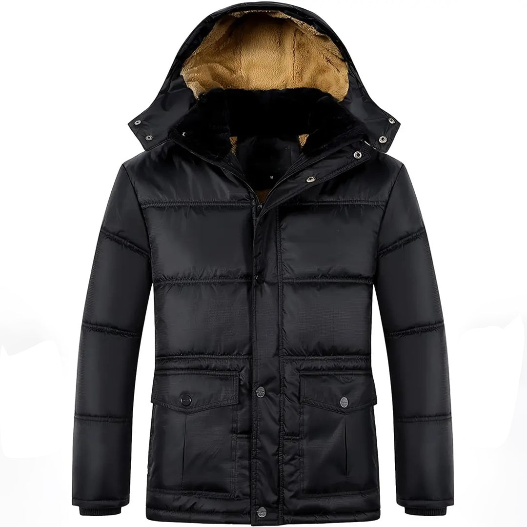 Stylish Men's Winter Coat - Lucas-Black-XXS-State of Style