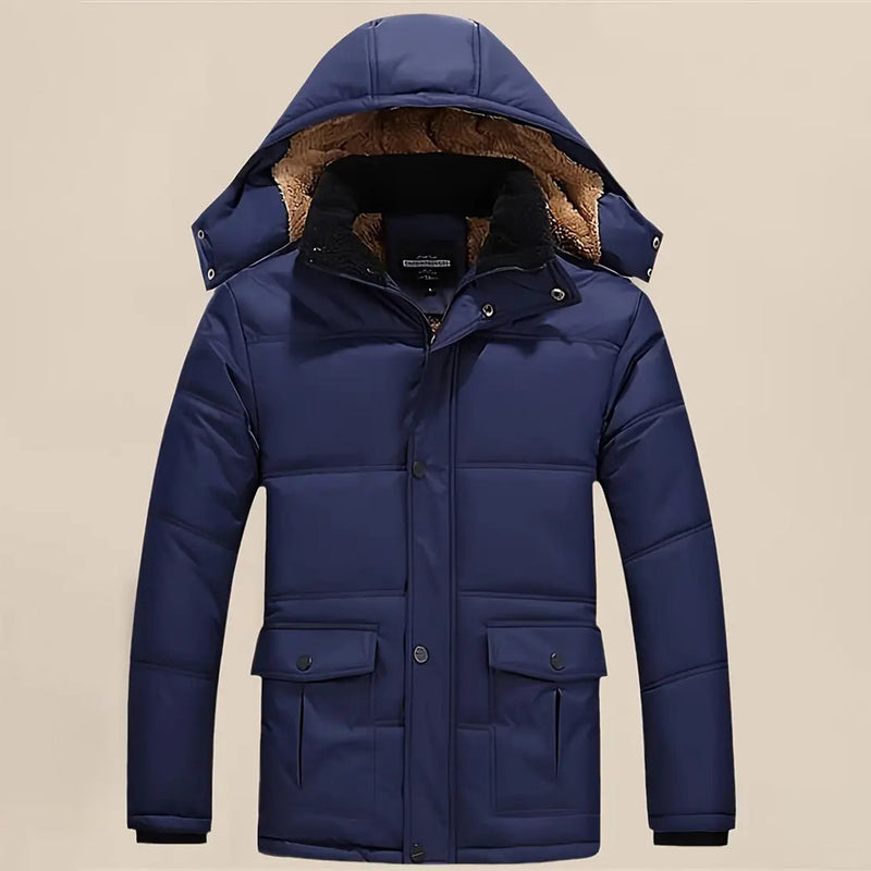 Stylish Men's Winter Coat - Lucas-Marine blue-XXS-State of Style