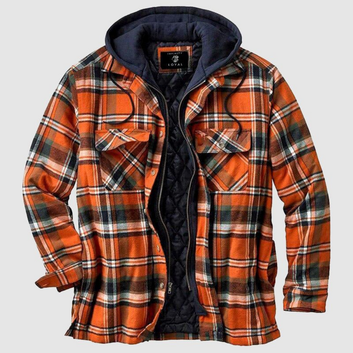Stylish Men's Winter Coat - RusticJack-Blue-S-State of Style