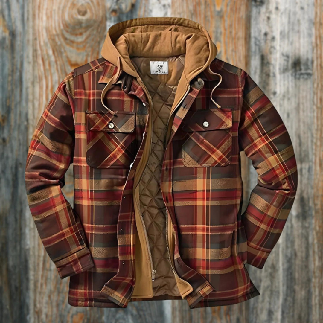 Stylish Men's Winter Coat - RusticJack-Brown-S-State of Style
