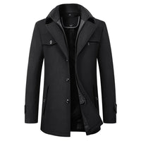 Stylish Men's Winter Coat - Victor-Black-M-State of Style