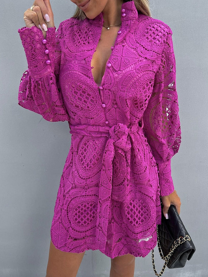 Stylish Mini Dress for Women | Perfect for Every Occasion-Pinkish Red-S-State of Style