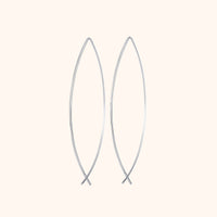 Stylish Minimalist Earrings - Lina-Silver-State of Style