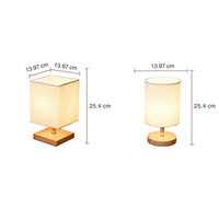 Stylish Minimalist Table Lamp - LinenWood-Round-State of Style