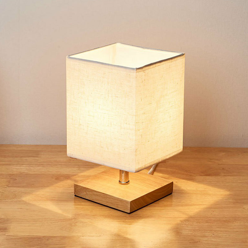 Stylish Minimalist Table Lamp - LinenWood-Square-State of Style