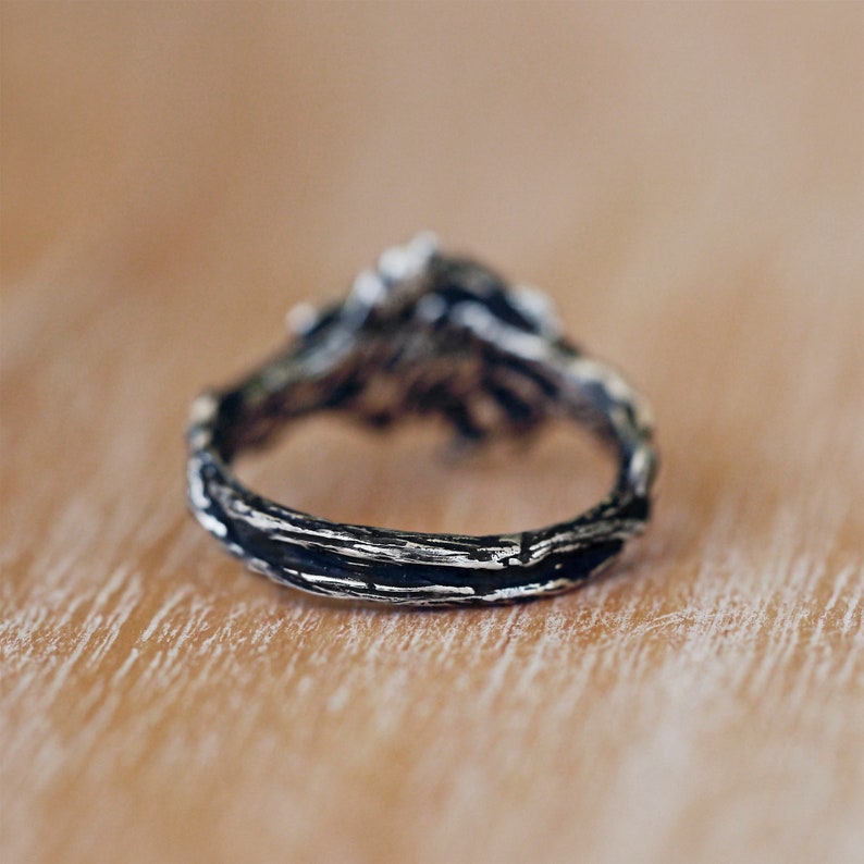 Stylish Moonstone Statement Ring - Iris-Moon-51mm-State of Style