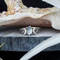 Stylish Moonstone Statement Ring - Iris-Moon-51mm-State of Style