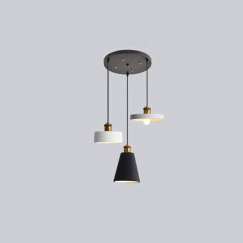 Stylish Morandi Design LED Pendant Light - MoraGlow-3 Kops-Round Ceiling Plate-State of Style