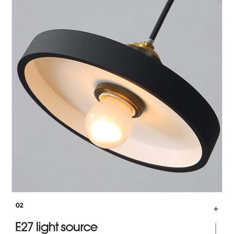 Stylish Morandi Design LED Pendant Light - MoraGlow-A-White-State of Style