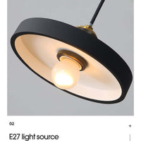 Stylish Morandi Design LED Pendant Light - MoraGlow-A-White-State of Style