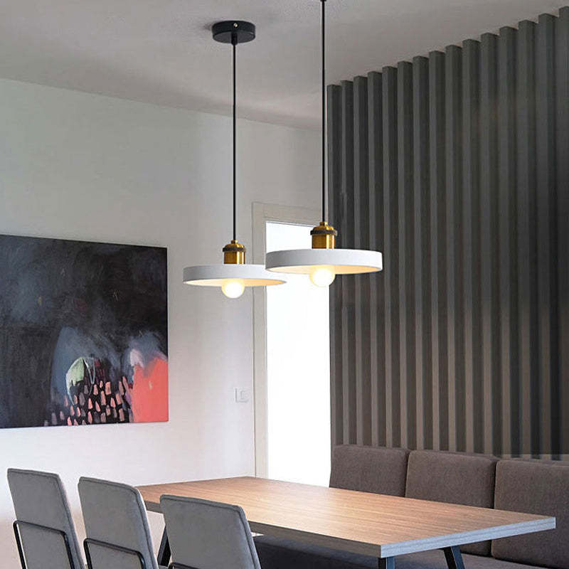 Stylish Morandi Design LED Pendant Light - MoraGlow-A-White-State of Style