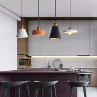 Stylish Morandi Design LED Pendant Light - MoraGlow-A-White-State of Style
