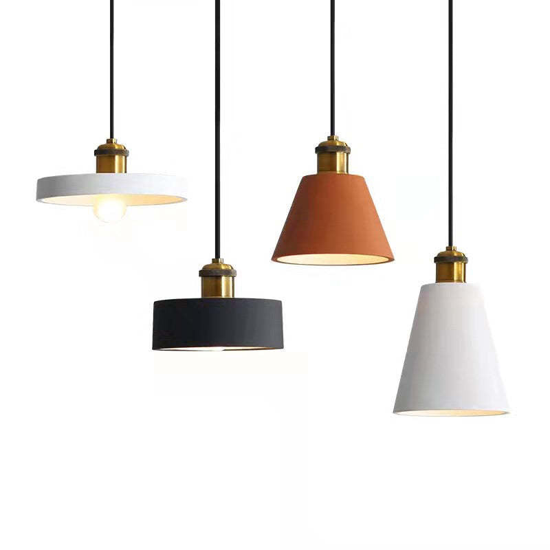Stylish Morandi Design LED Pendant Light - MoraGlow-A-White-State of Style