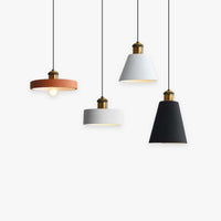 Stylish Morandi Design LED Pendant Light - MoraGlow-A-White-State of Style