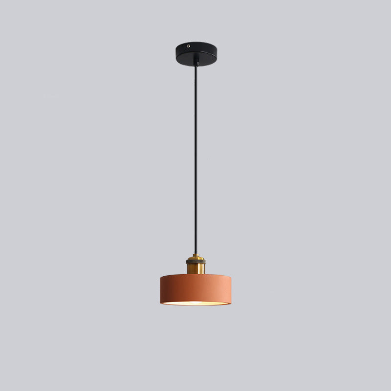Stylish Morandi Design LED Pendant Light - MoraGlow-C-Orange-State of Style