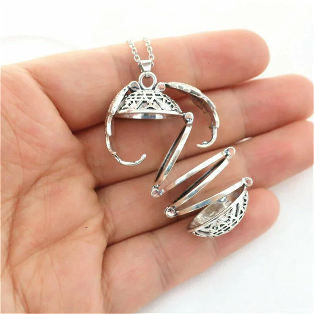 Stylish Multi-Layer Photo Locket Necklace-Antique silver-State of Style