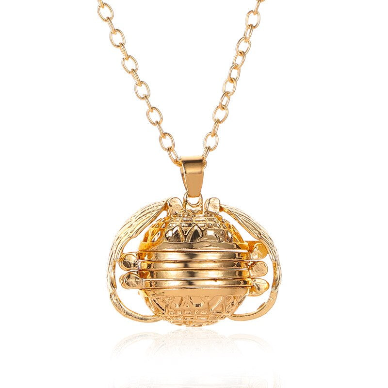 Stylish Multi-Layer Photo Locket Necklace-Gold-State of Style