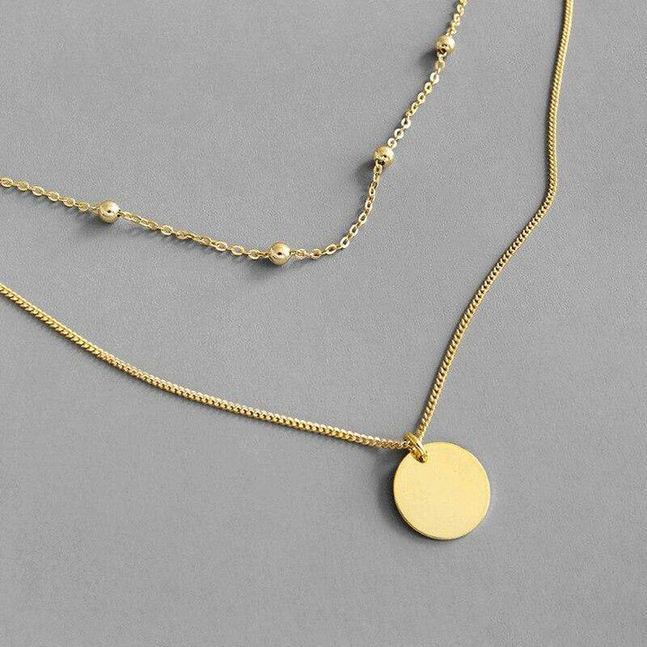 Stylish Multilayer Necklace - Lunisa-Gold-State of Style