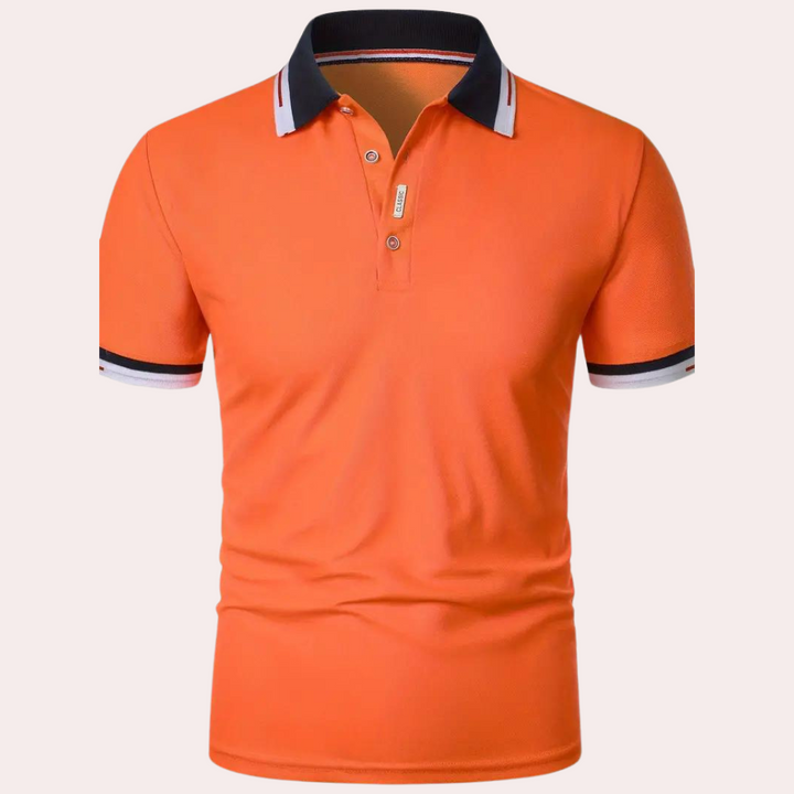 Stylish Orange Men's Polo - Jules-S-State of Style