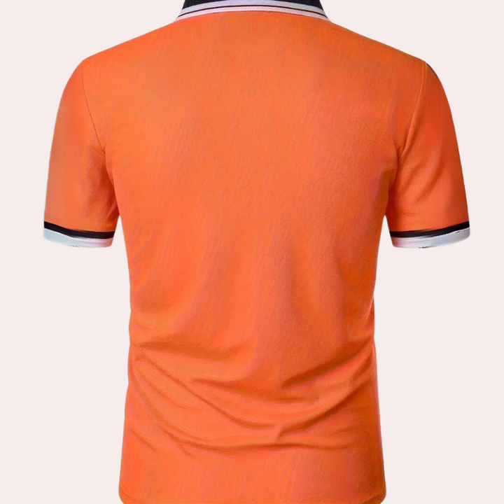 Stylish Orange Men's Polo - Jules-S-State of Style