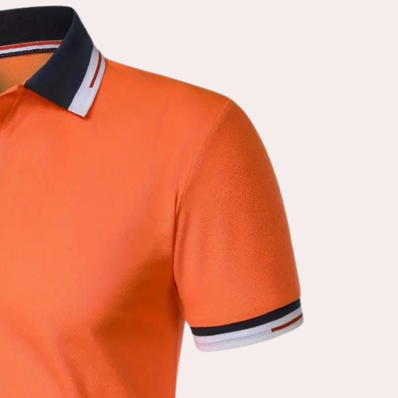 Stylish Orange Men's Polo - Jules-S-State of Style