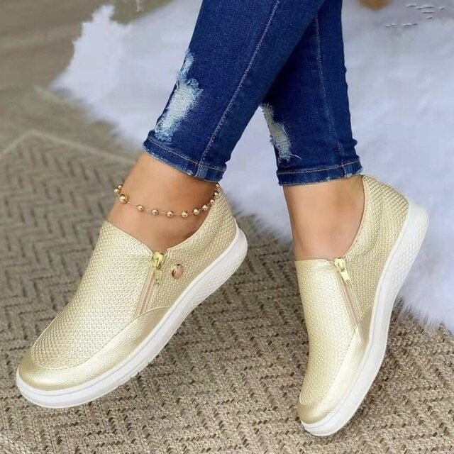 Stylish Orthopaedic Women’s Shoes - Elara-Gold-5.5-State of Style