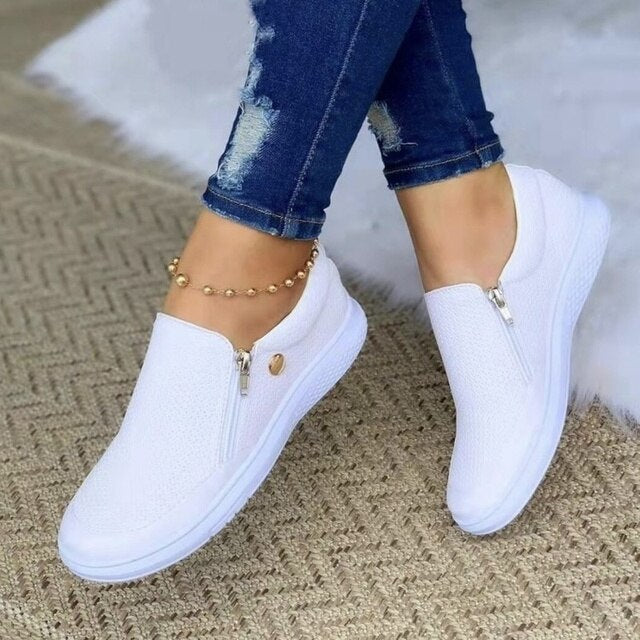 Stylish Orthopaedic Women’s Shoes - Elara-White-5.5-State of Style