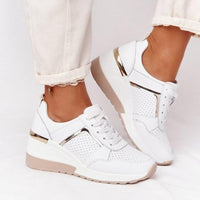 Stylish Orthopaedic Women's Sneakers - Lea-White-3-State of Style