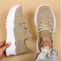 Stylish Orthopedic Women's Sneakers - Elena-Beige-5-State of Style