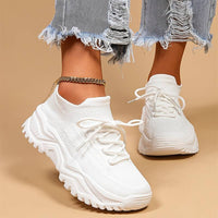 Stylish Orthopedic Women's Sneakers - Elena-White-5-State of Style