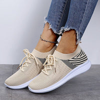 Stylish Orthopedic Women's Sneakers - Lyra-Beige-5-State of Style
