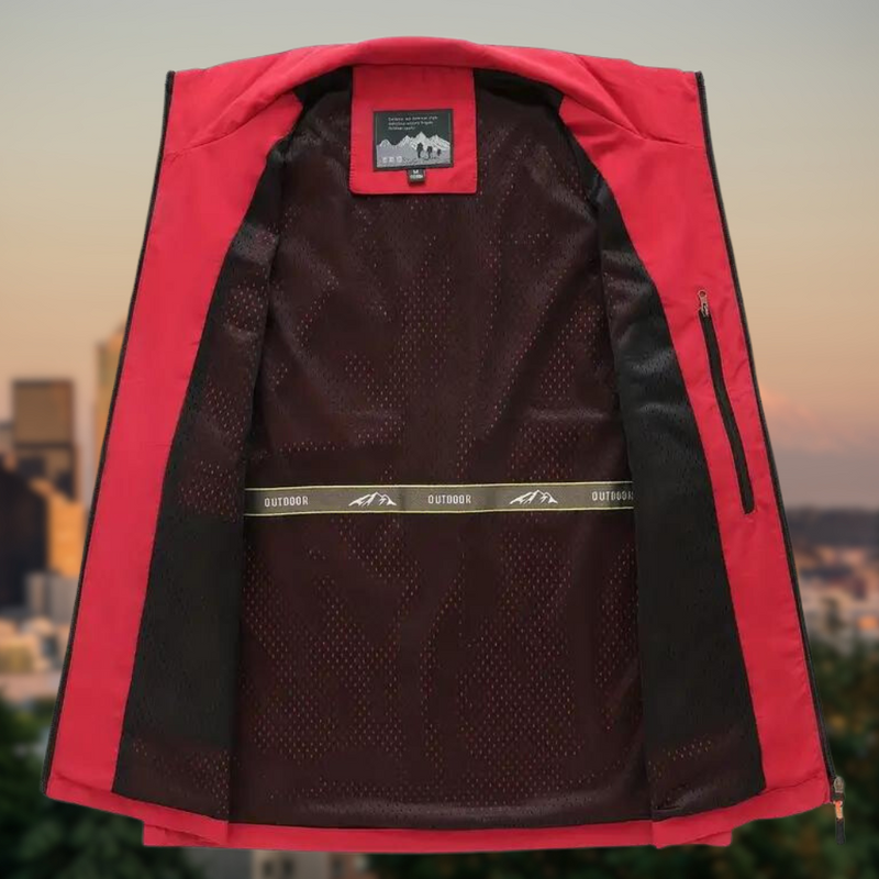 Stylish Outdoor Men's Vest - Thorne-Black-M-State of Style