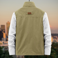 Stylish Outdoor Men's Vest - Thorne-Black-M-State of Style