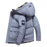 Stylish Padded Men's Winter Jacket - Milo-Grey-XS-State of Style