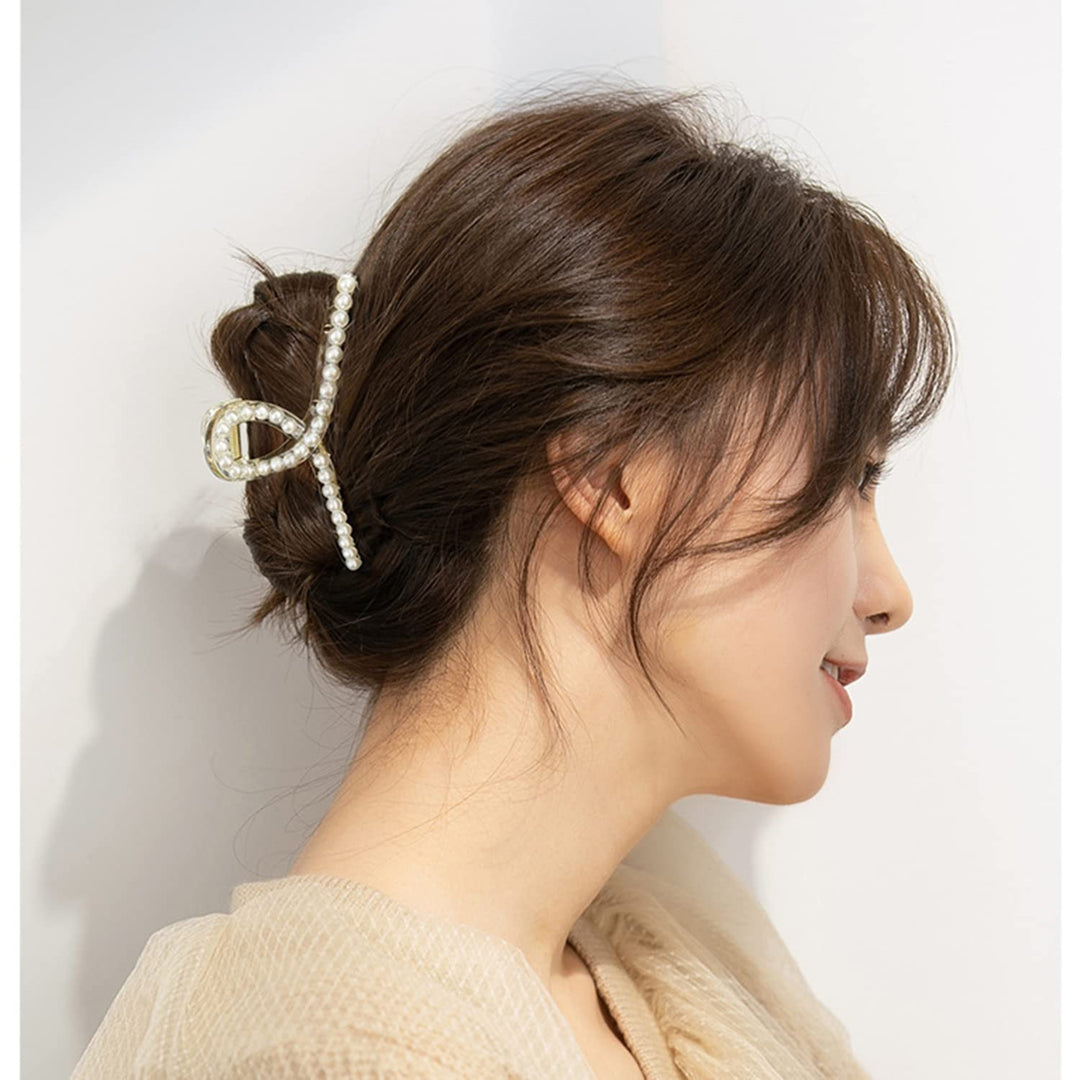 Stylish Pearl Hair Clips - 4-Pack-Set 1-State of Style