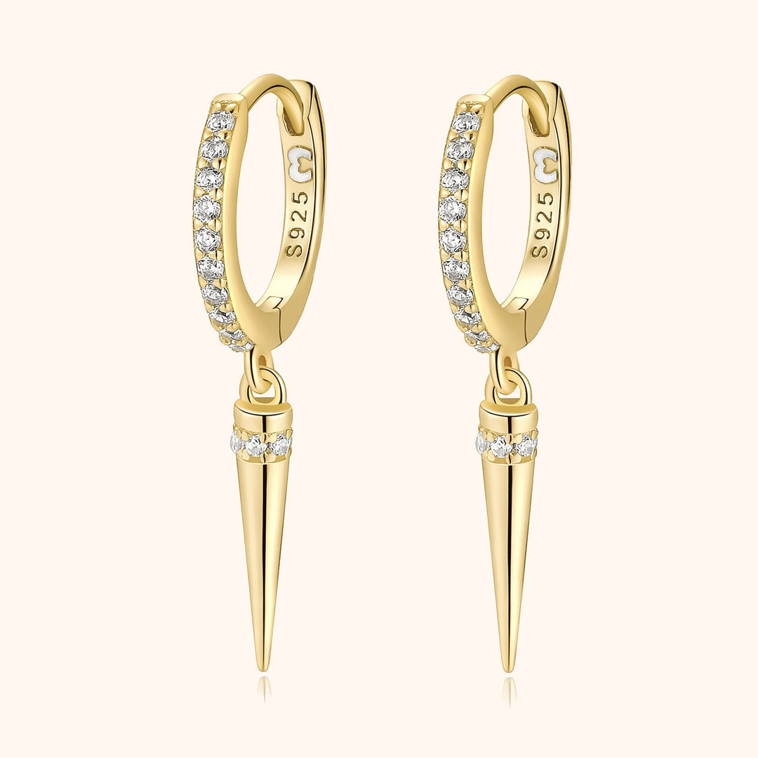 Stylish Pendant Earrings - Sophia-Gold-State of Style