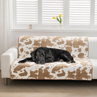 Stylish Pet Blanket with Cow Print - CozyCow-70 cm × 90 cm-State of Style